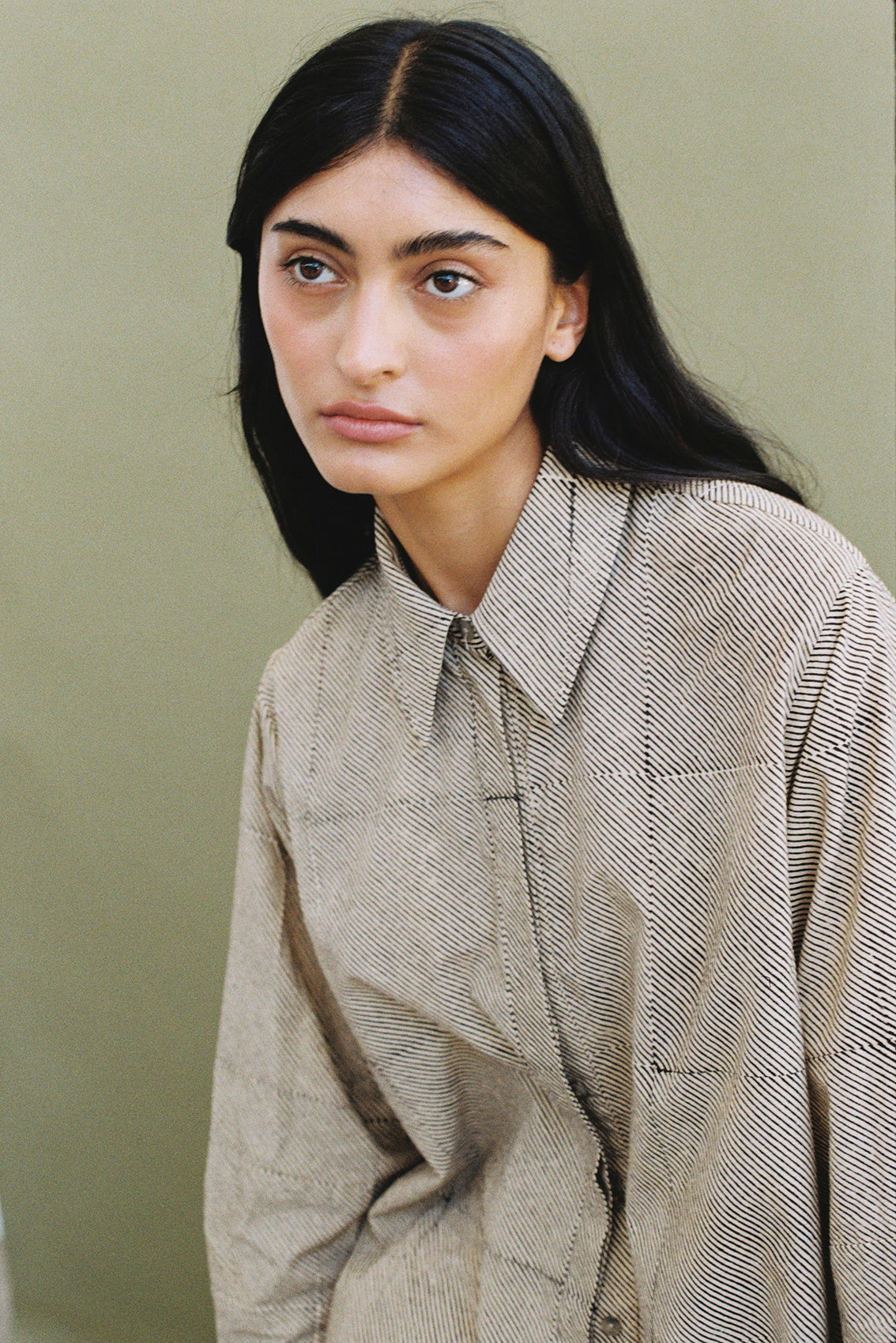 Blusa Oversized Algodón Block Print - Rayas [More coming SOON]