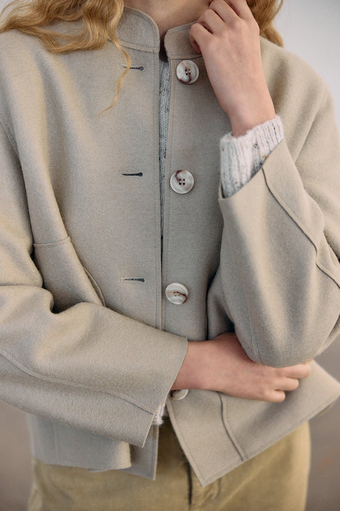 Felted Alpaca/Wool Jacket - Arena