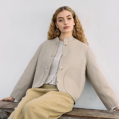 Felted Alpaca/Wool Jacket - Arena