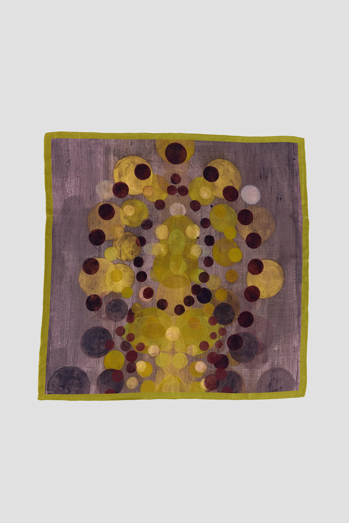 Medium Silk Printed Scarf - Paula Subercaseaux • SISA