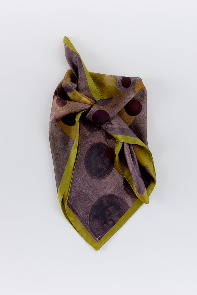Medium Silk Printed Scarf - Paula Subercaseaux • SISA