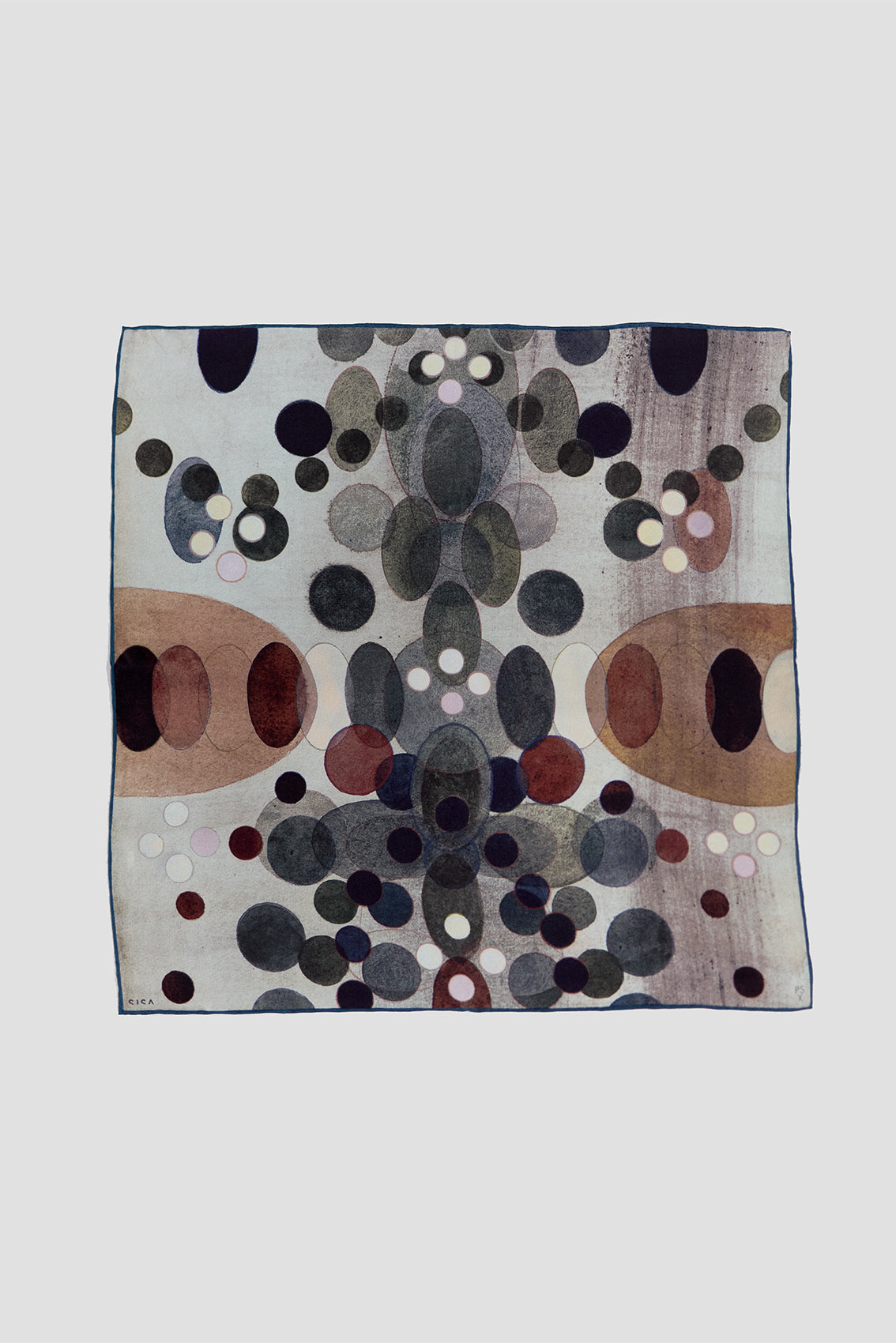 Small Silk Printed Scarf - Paula Subercaseaux • SISA