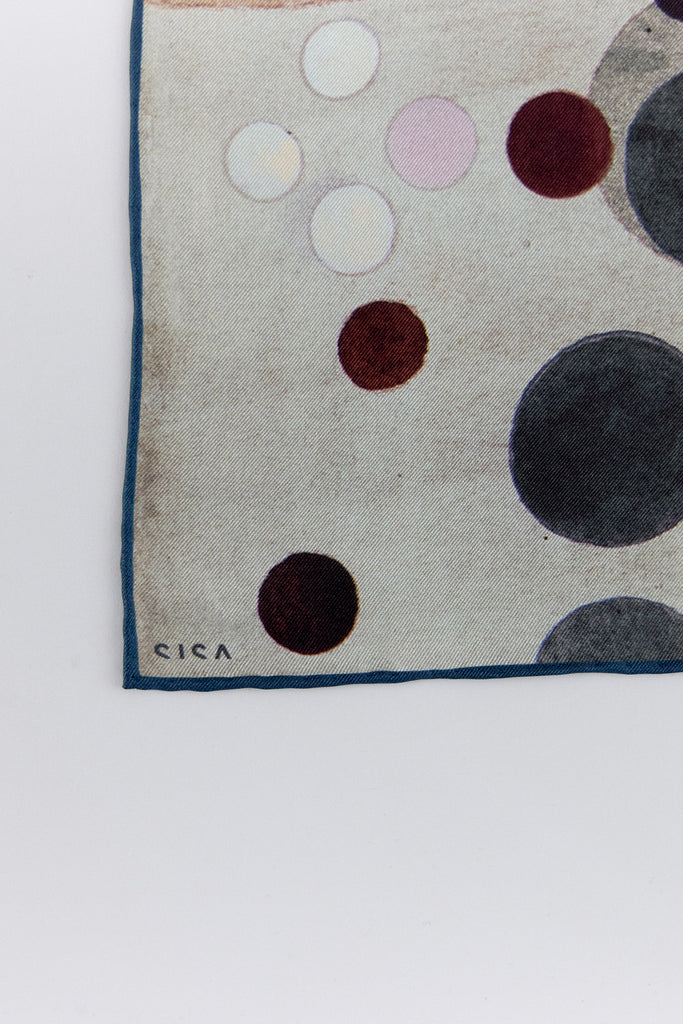 Small Silk Printed Scarf - Paula Subercaseaux • SISA