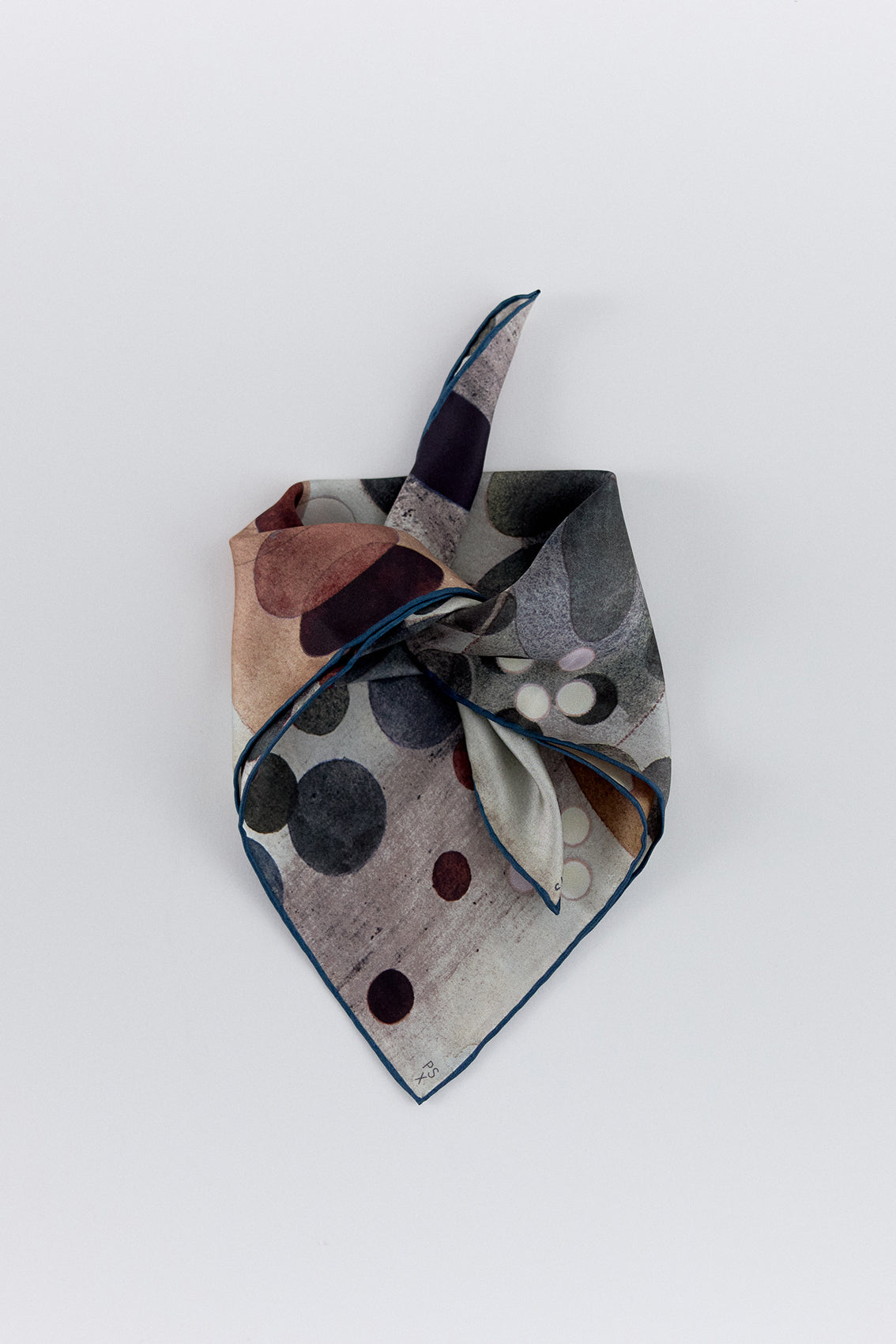 Small Silk Printed Scarf - Paula Subercaseaux • SISA