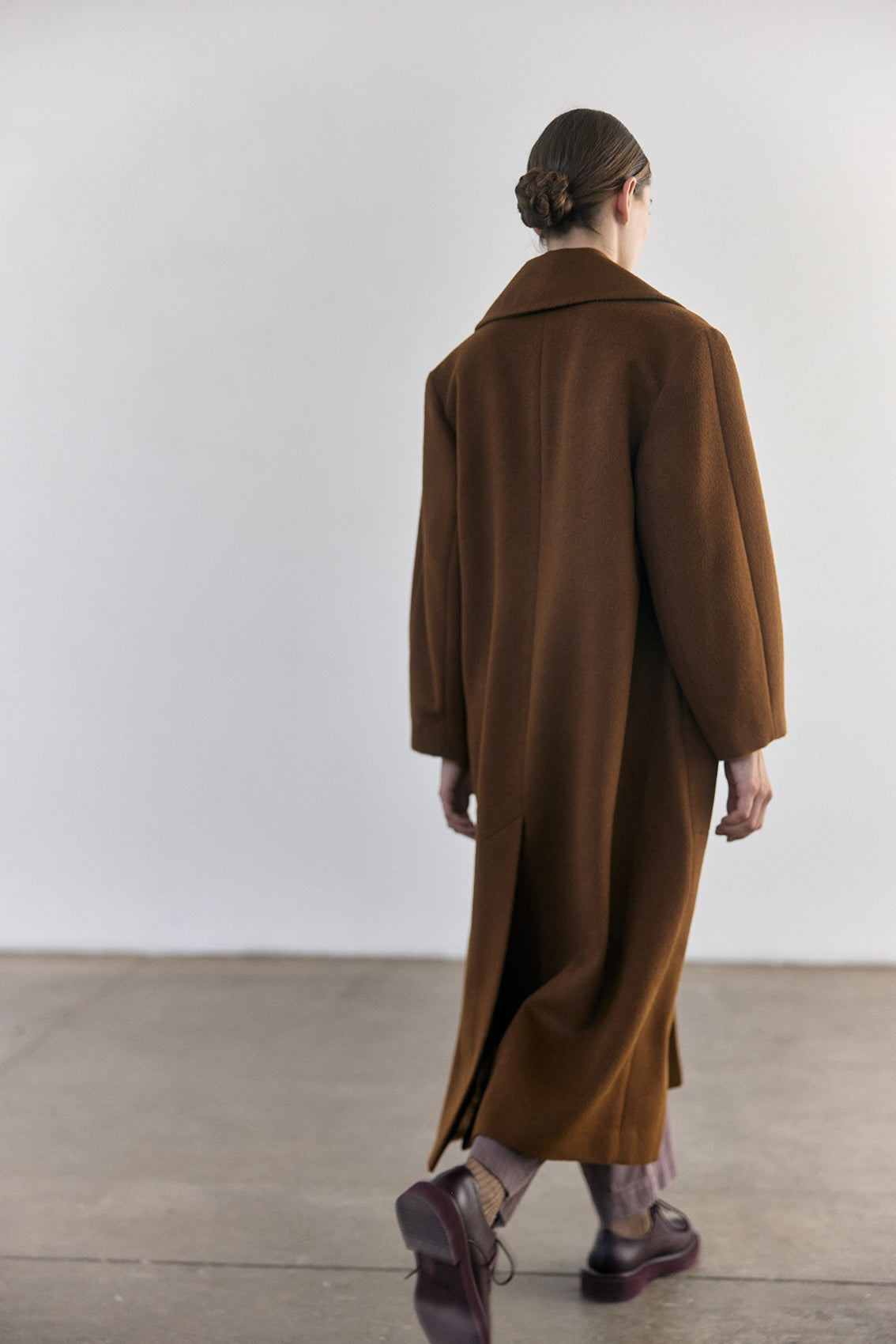 Abrigo Largo Baby Alpaca - Camel