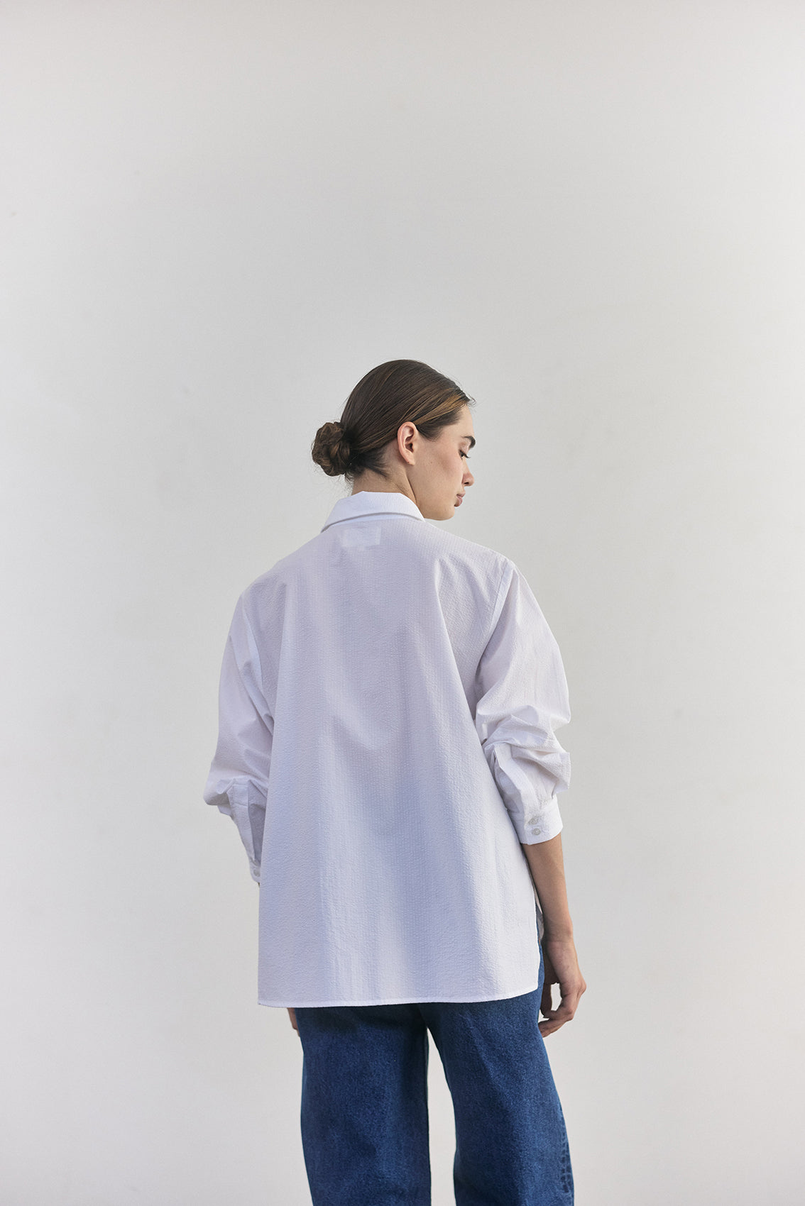 Blusa Oversized Algodón Labrado - Sal