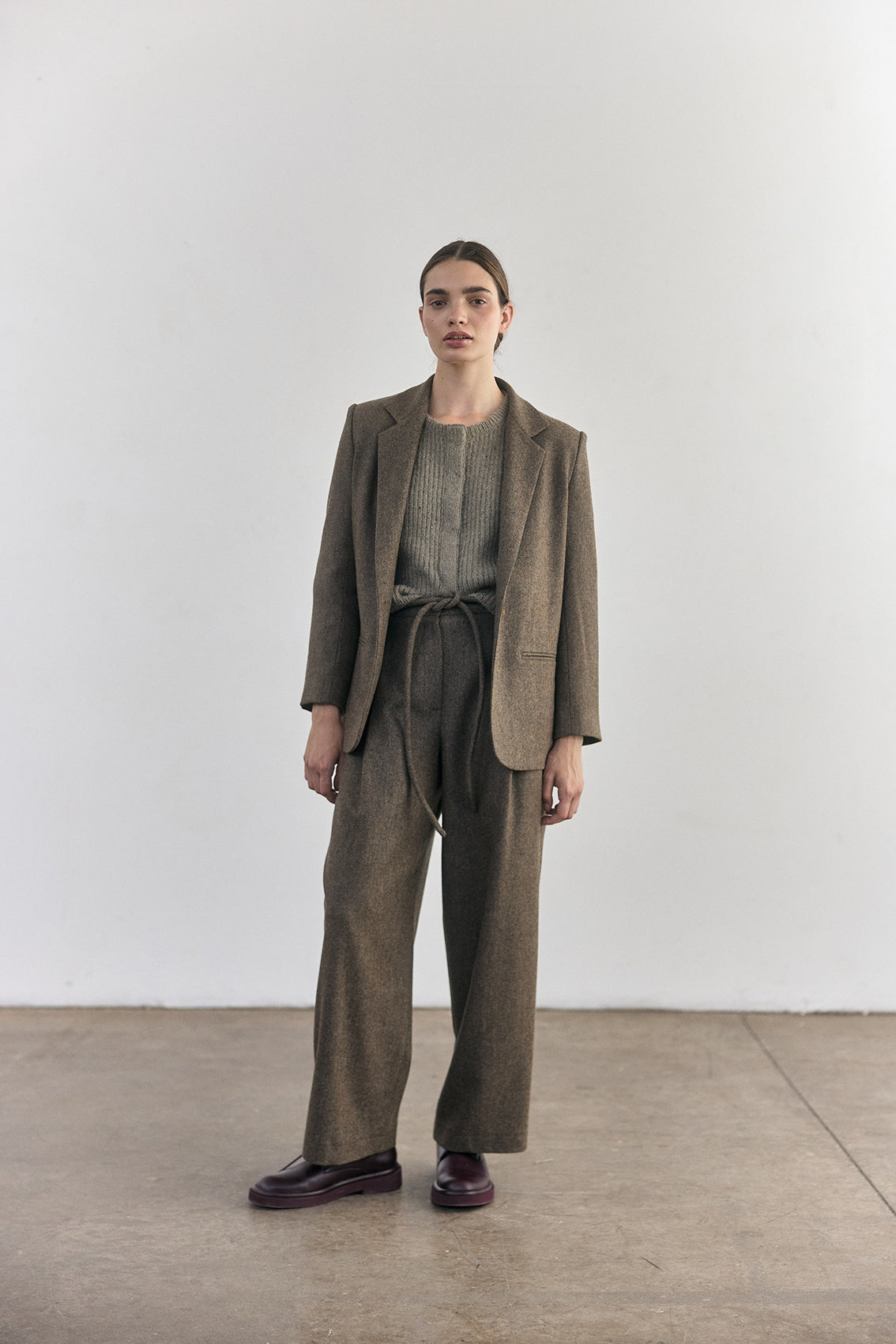 Chaqueta Sastre de Lana - Taupe