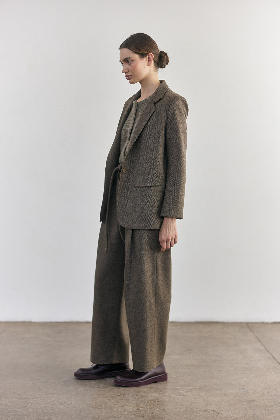 Chaqueta Sastre de Lana - Taupe