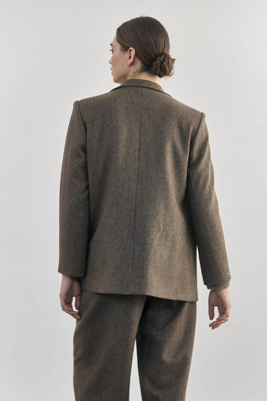 Chaqueta Sastre de Lana - Taupe