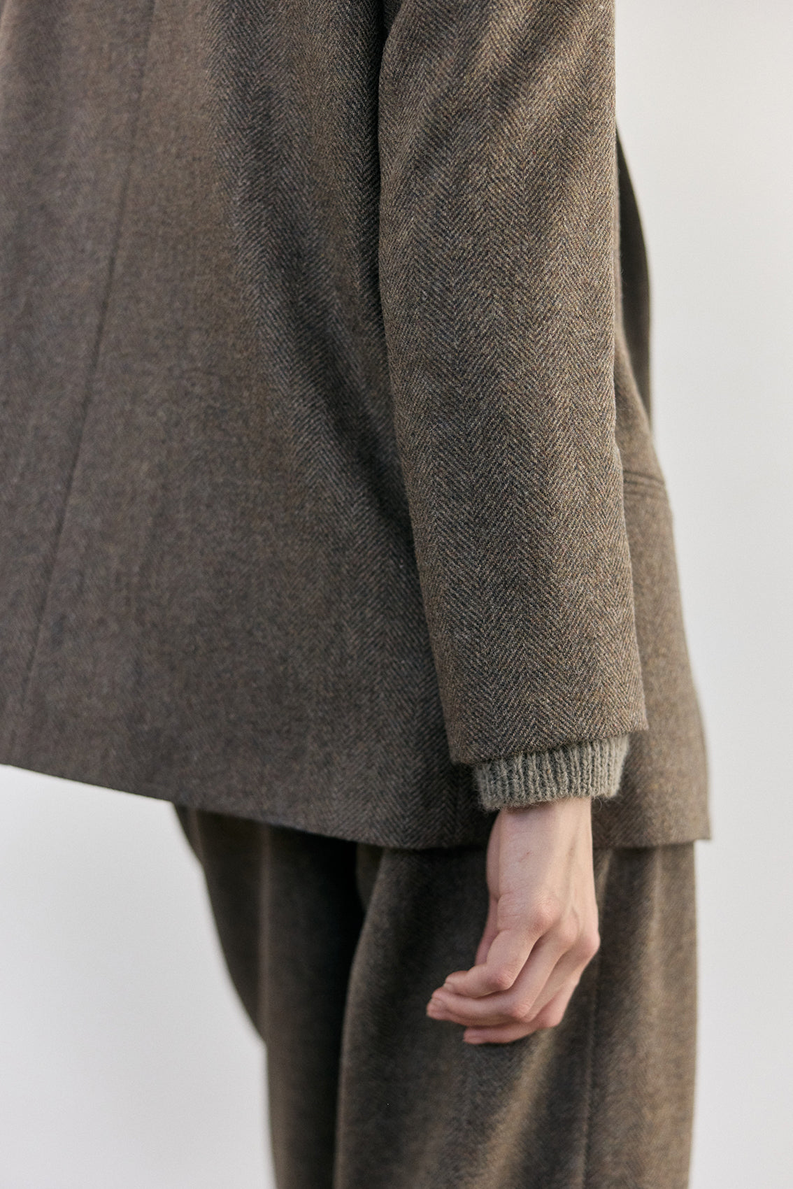 Chaqueta Sastre de Lana - Taupe