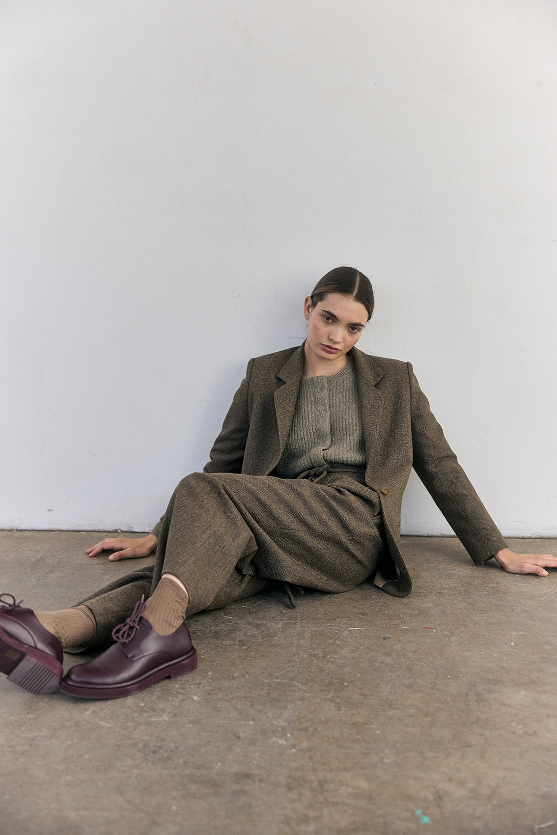 Chaqueta Sastre de Lana - Taupe