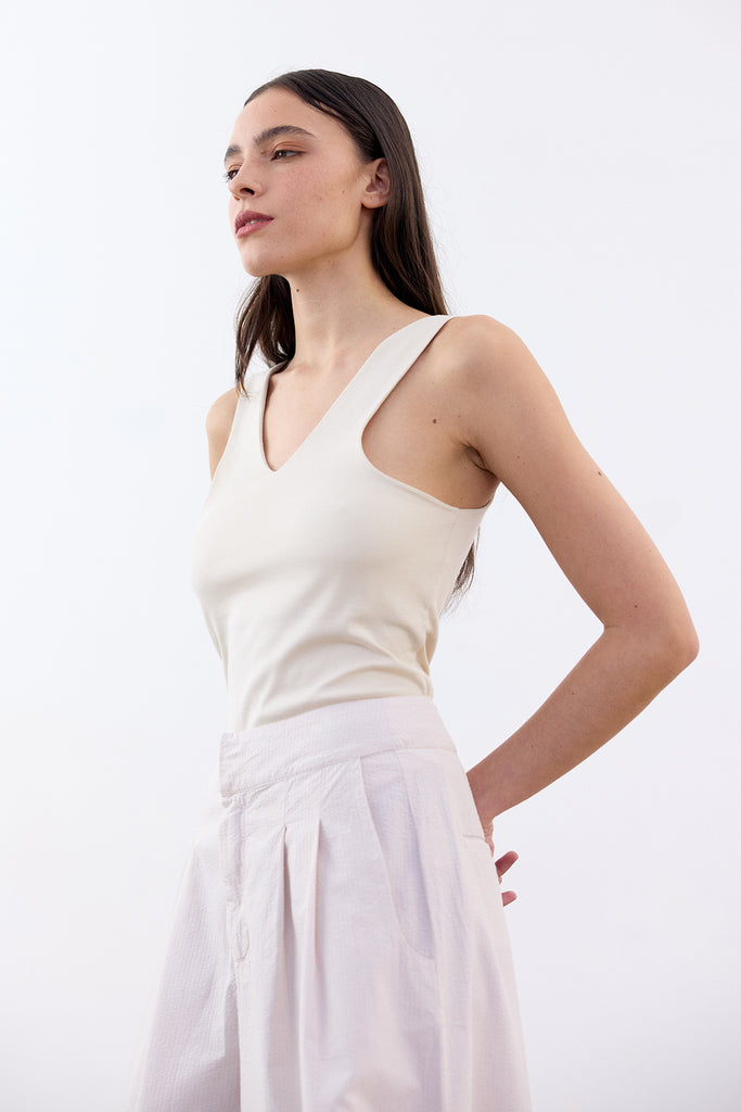 Pima Cotton Tank Top - Crudo