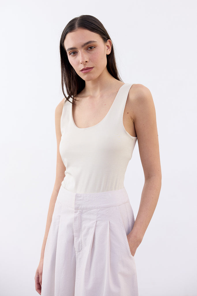 Pima Cotton Tank Top - Crudo