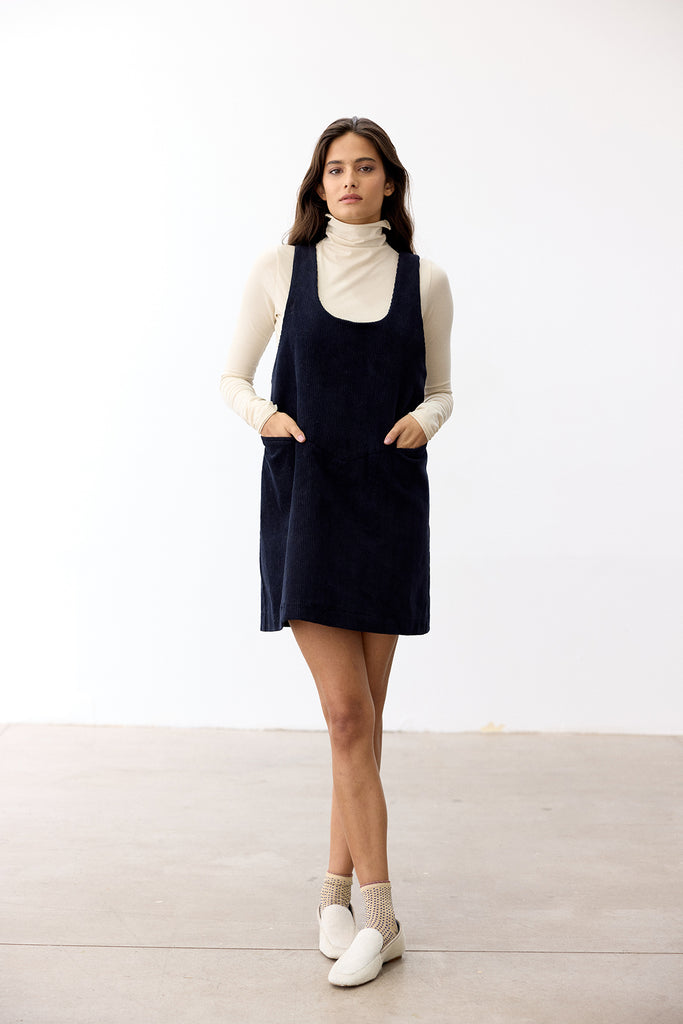 Cotton Corduroy Jumper - Medianoche