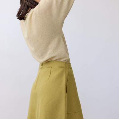Felted Mini Skirt Alpaca-Wool - Lima
