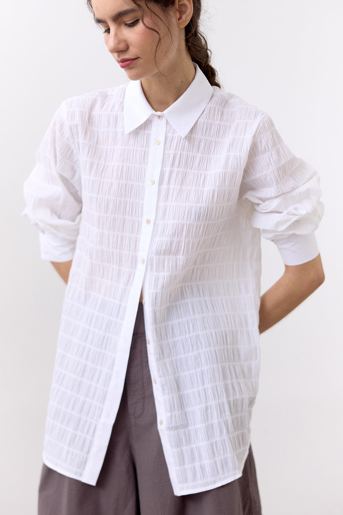 Blusa Algodón Recogido