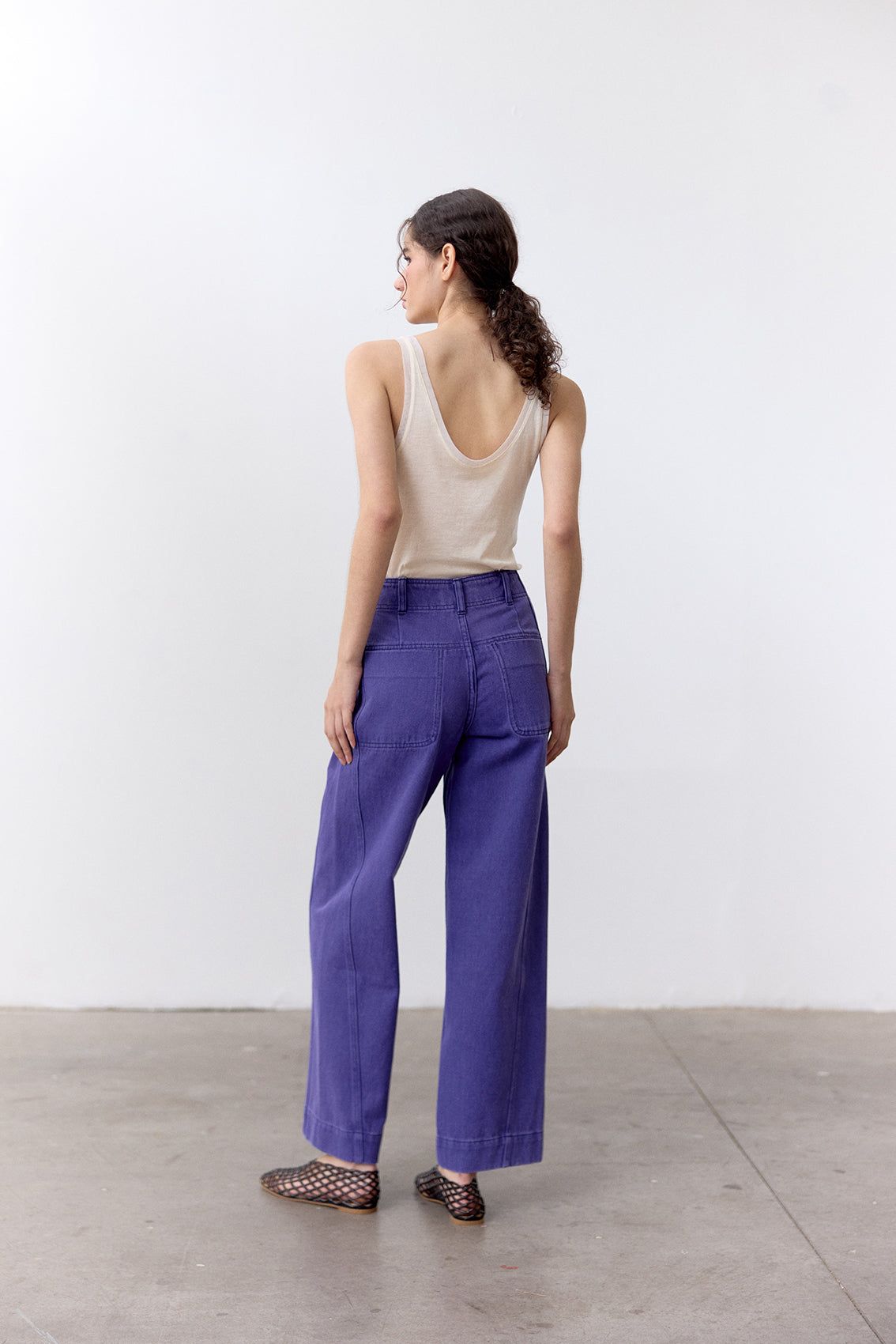 Top Tank Algodón Pima - Mantequilla