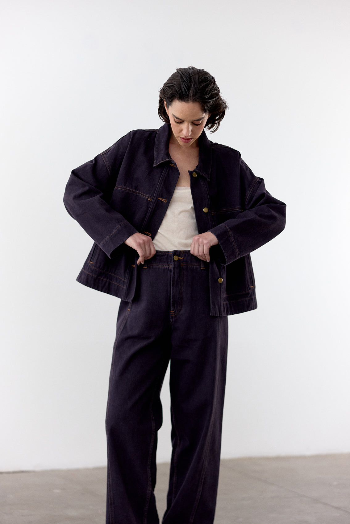 Jeans Recto Denim Reciclado - Medianoche