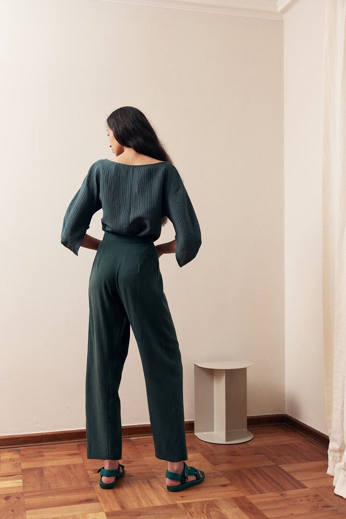 Central Pleat Pant Lyocell - Río