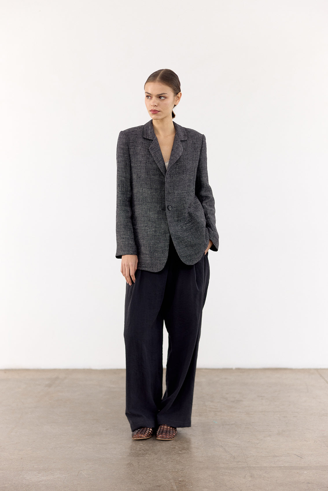Chaqueta Sastre Lino - Ónix