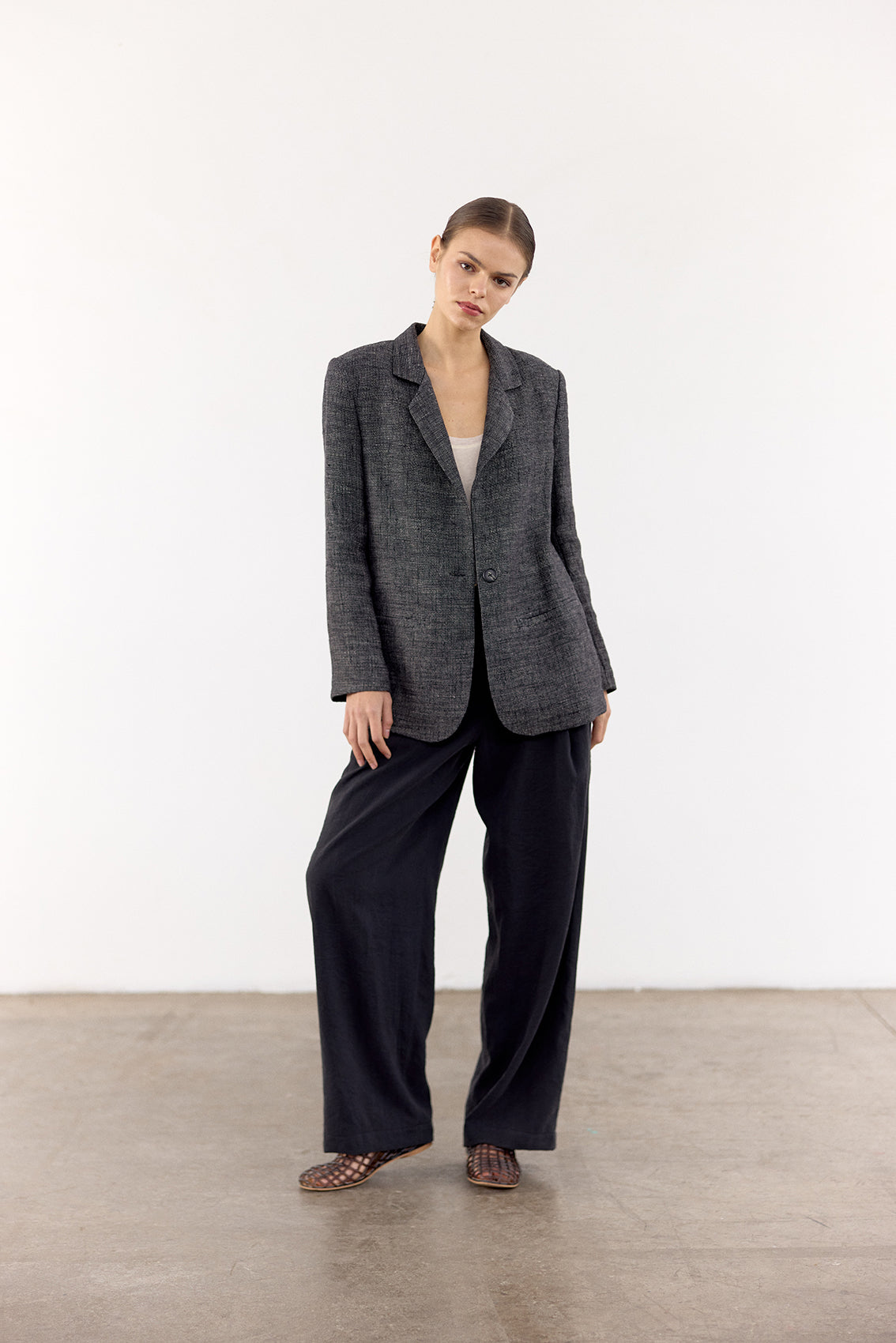 Chaqueta Sastre Lino - Ónix