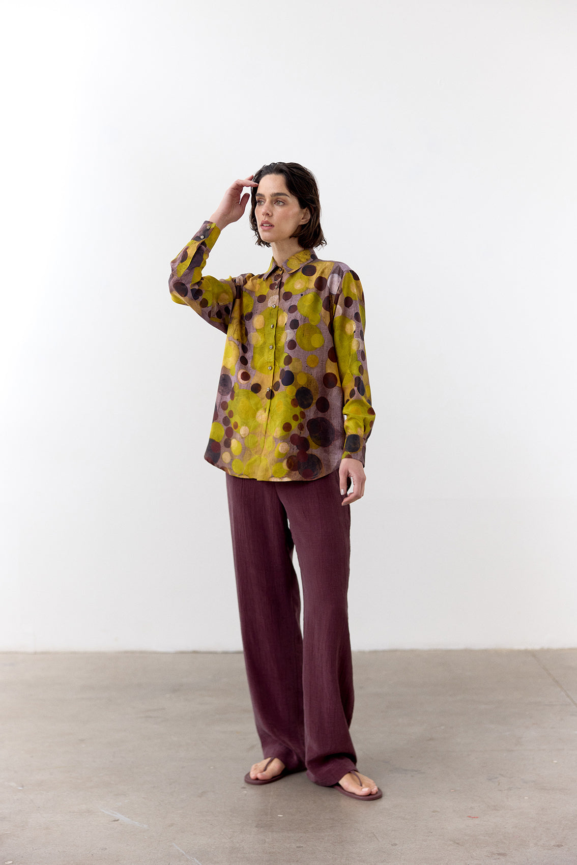 Silk Printed Blouse Paula Subercaseaux • SISA