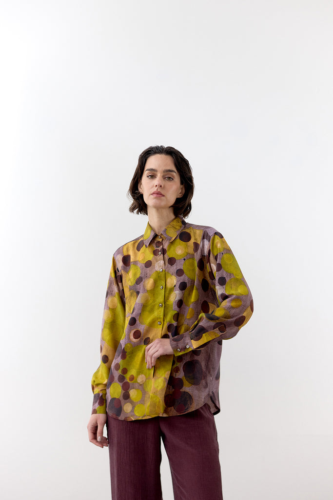 Silk Printed Blouse Paula Subercaseaux • SISA