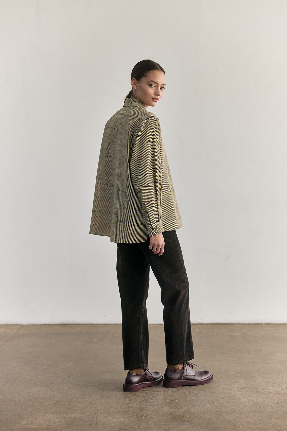 Blusa Oversized Algodón Block Print - Rayas [More coming SOON]