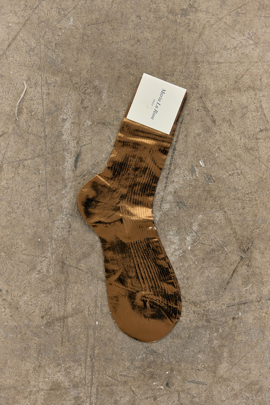 Calcetines Seda Metalizada Maria La Rosa