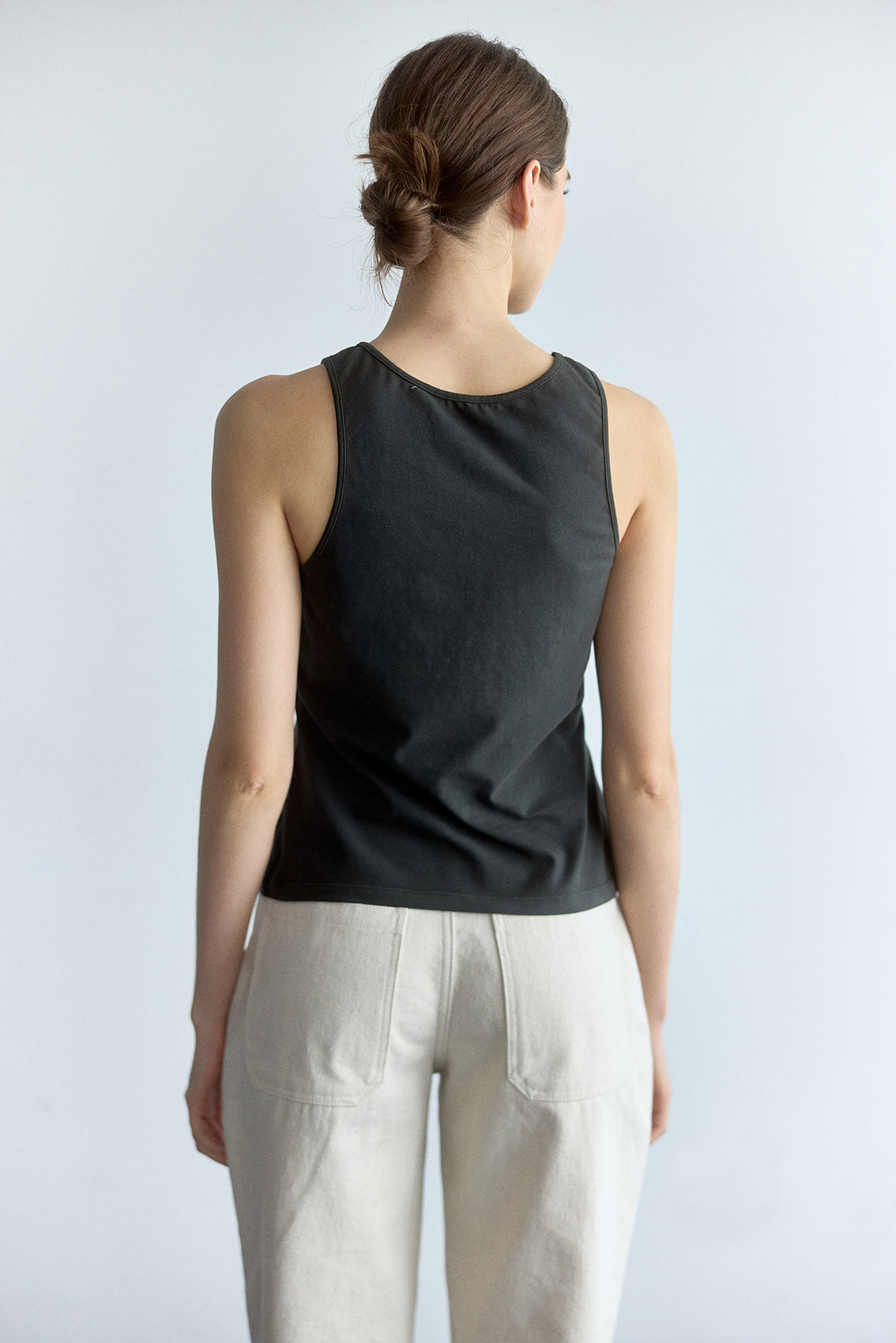 Top Tank Algodón Pima - Pizarra