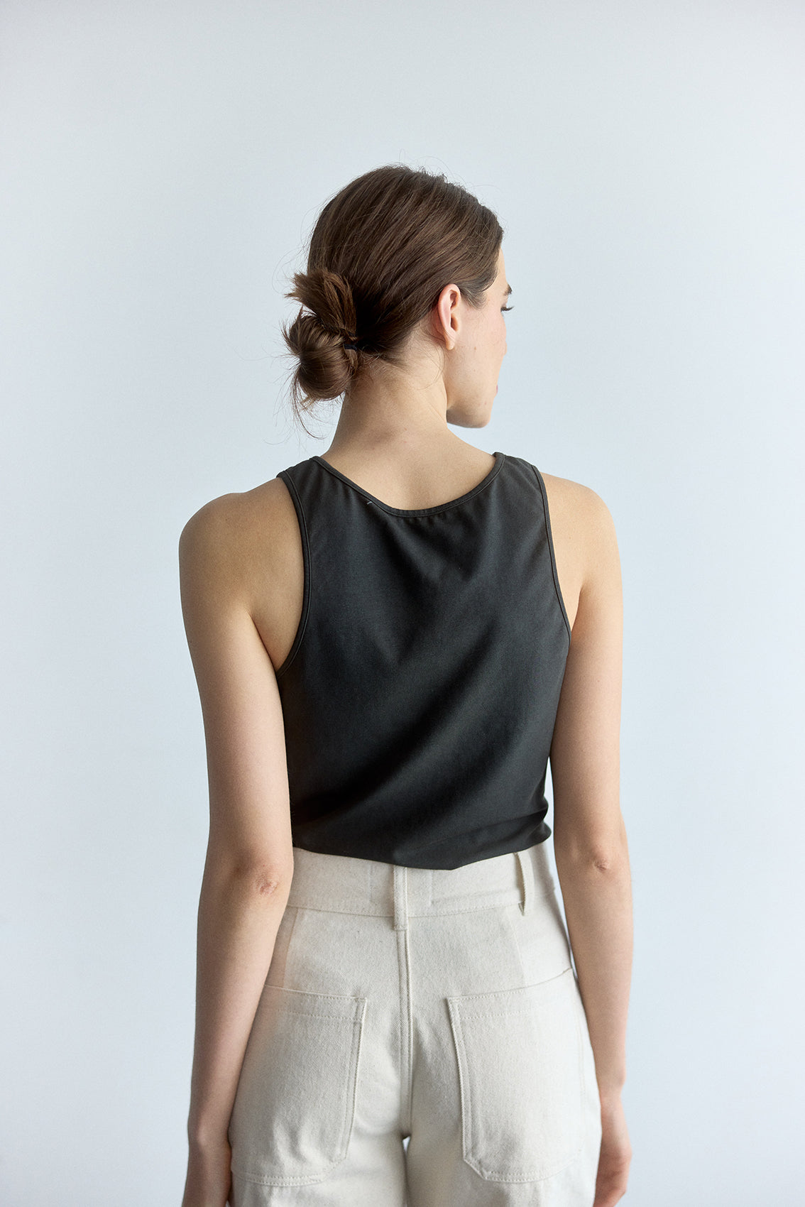 Top Tank Algodón Pima - Pizarra