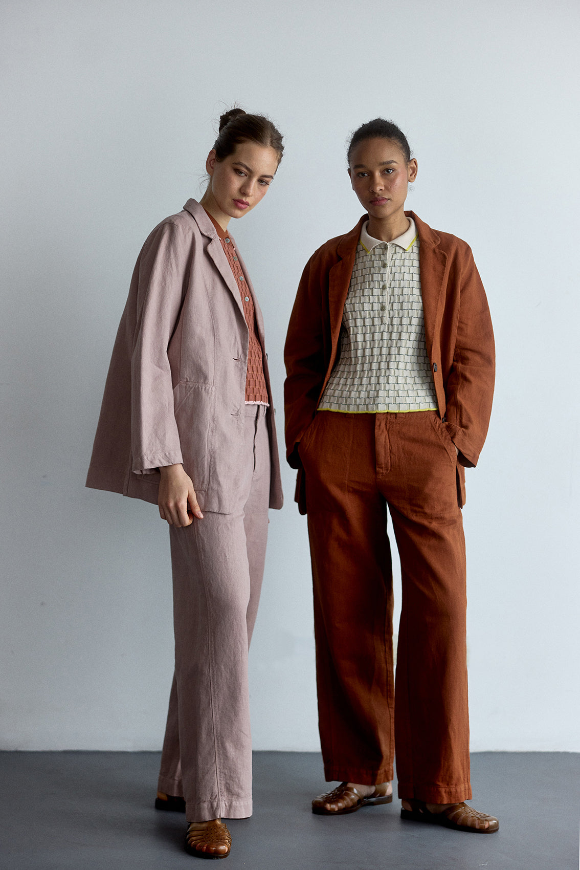 Chaqueta Lino/Algodón - Magnolio