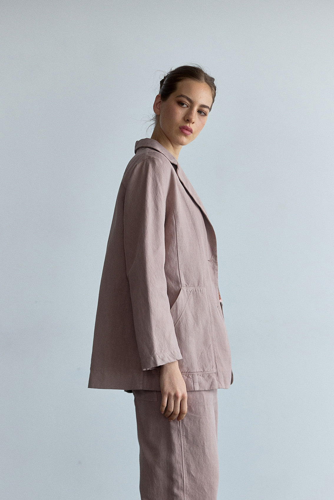 Chaqueta Lino/Algodón - Magnolio