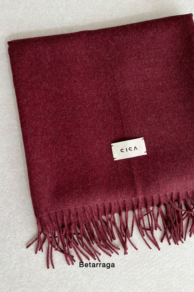 Wide Baby Alpaca Scarf